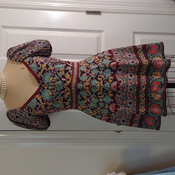 Alice + Olivia Flower Pot Print Dress NWT Sz. 4 - Picture 5 of 11